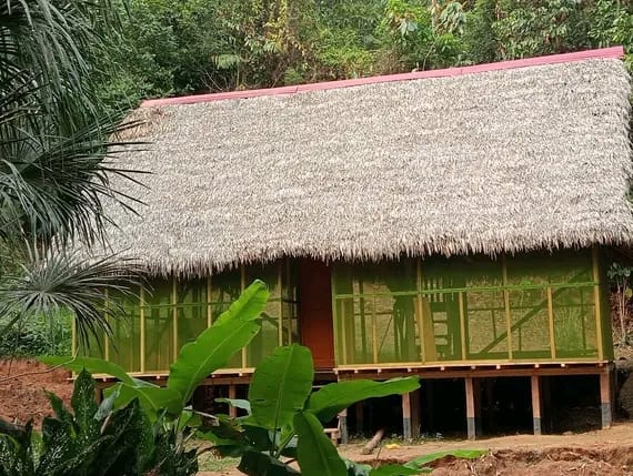 Cabaña en la Amazonía